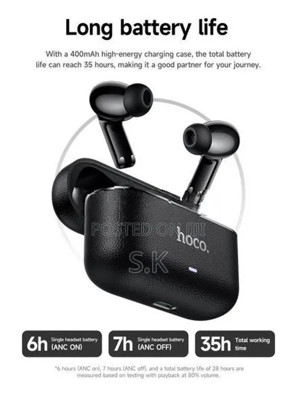 Hoco EQ35 Rhyme ANC+ENC TWS Earbuds