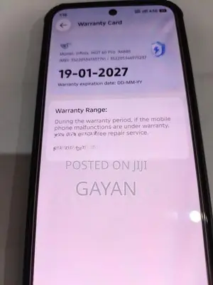 Infinix Hot 60 Pro 8GB 256GB (Used)