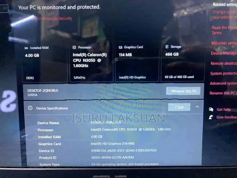 ASUS Intel Celeron N3050