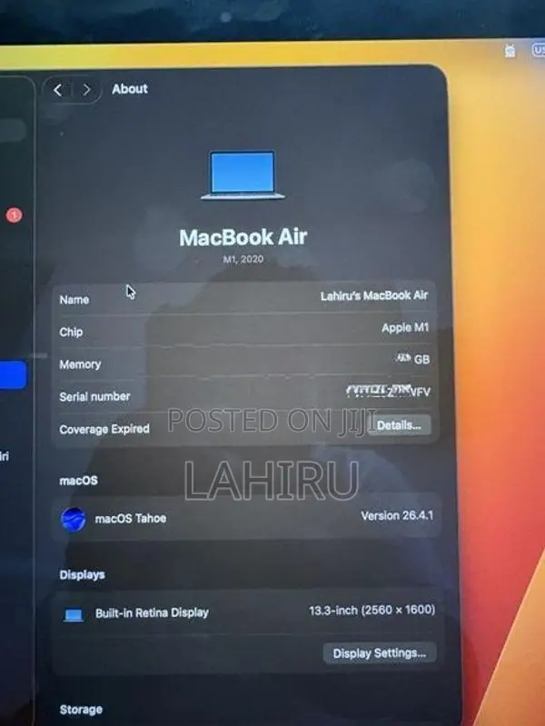 Apple MacBook Air 2020 – M1 Chip