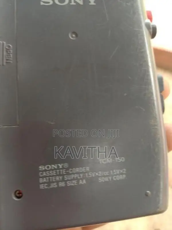 – Sony TCM-150 Cassette Recorder