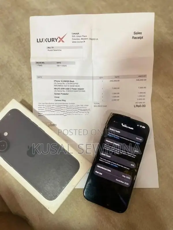Apple iPhone 16 256GB (Used)