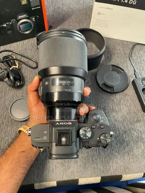 Sony 7iii Camera With Sigma 85mm 1.4 Art Lens