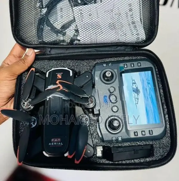 JS39P Aerial Drone HD Dual Camera With Screen Remote Controller