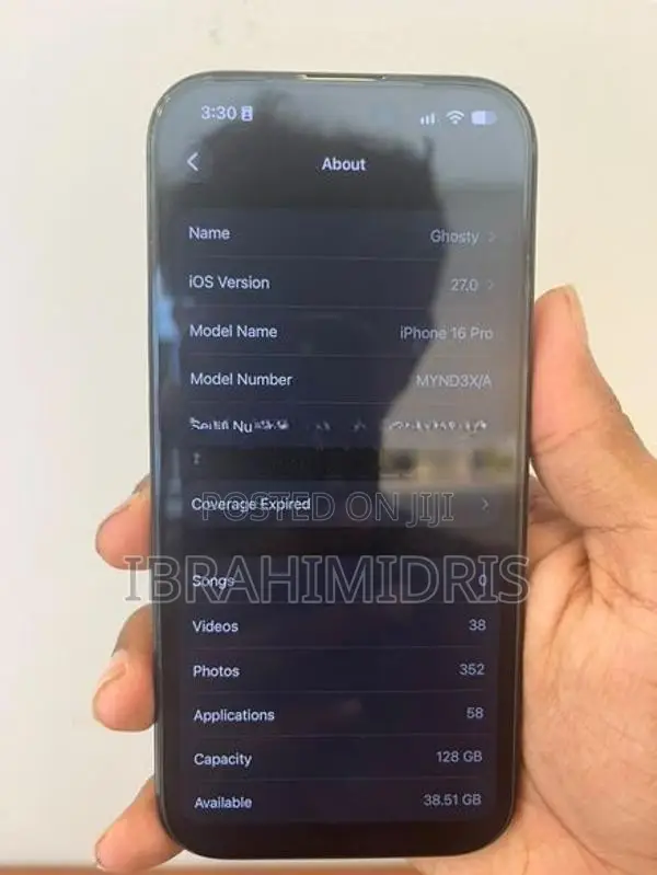 Apple iPhone 16 Pro X/A (Used)
