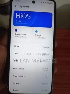 Tecno Spark 30C (Used)