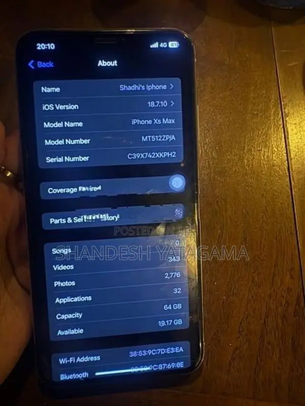 Apple iPhone XS Max (Used)