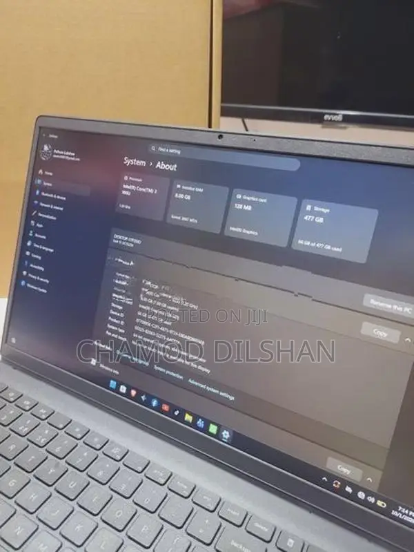 Dell Inspiron 15 DC15250 Core 3 100U 8GB RAM 512GB SSD