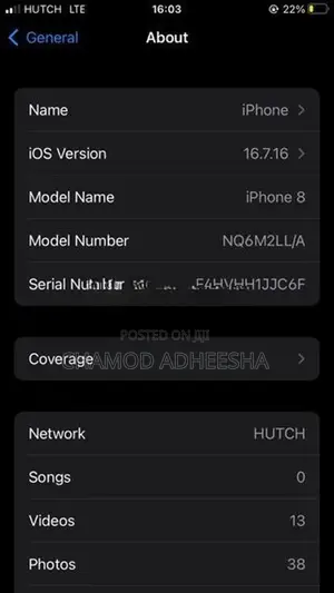 Apple iPhone 8 (Used)