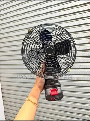 Rechargeable Double Battery Metal Fan