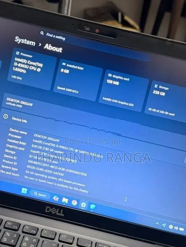 Dell Latitute 5400 i5 8th Gen 14” Laptop