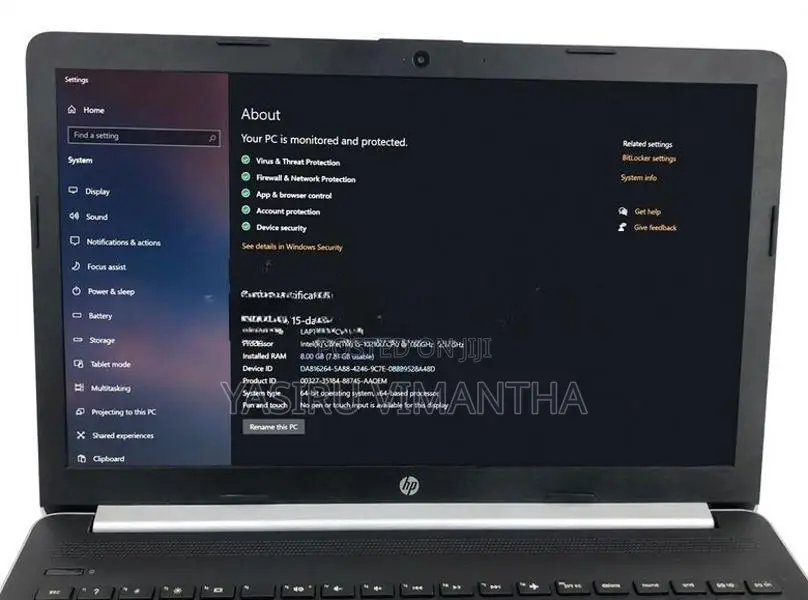 HP Laptop 15-DA2XXX