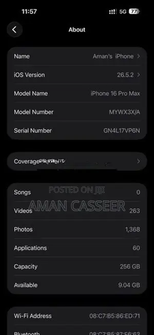 Apple iPhone 16 Pro Max Desert Titanium (Used)