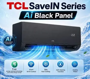 TCL Ai Smart inverter Air conditioner Black Panel (WI-FI) 24000BTU