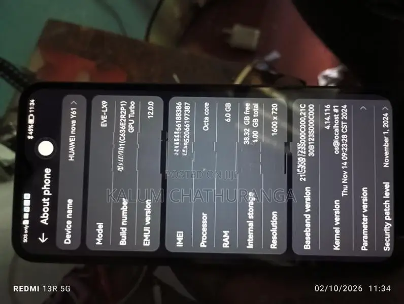 Huawei Nova Y61 (Used)