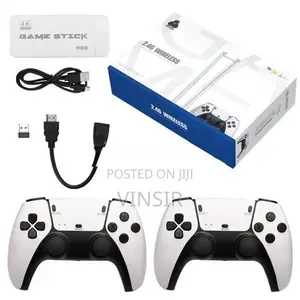 Plug With Play Video Game Stick 2.4G Dual Wireless Controllers