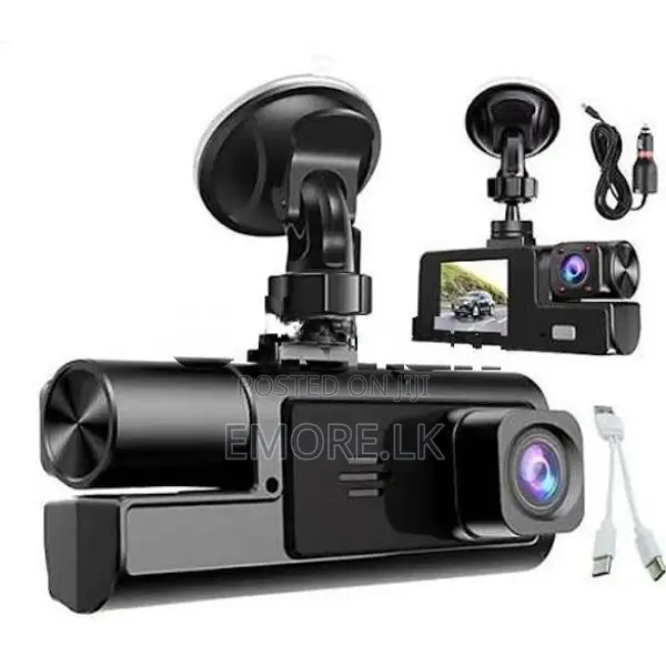 Triple Lens Car Dash Camera