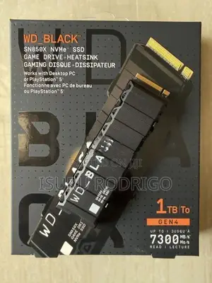 WD Black SN850X NVMe SSD With Heatsink – 1TB