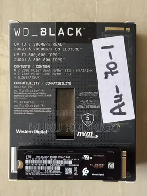 WD Black SN850X NVMe SSD With Heatsink – 1TB