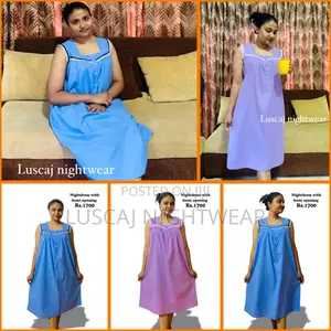 Luscaj Full Cotton Fabric Nighty