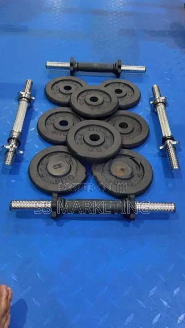Brand New Bench Home Gym 20kg Weight Plate Barbel Set