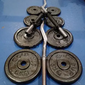 Brand New Bench Home Gym 20kg Weight Plate Barbel Set
