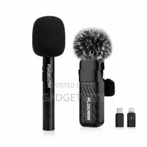 PLOKAMA VM10 Microphone + WM-1 Wireless Stick Combo Pack