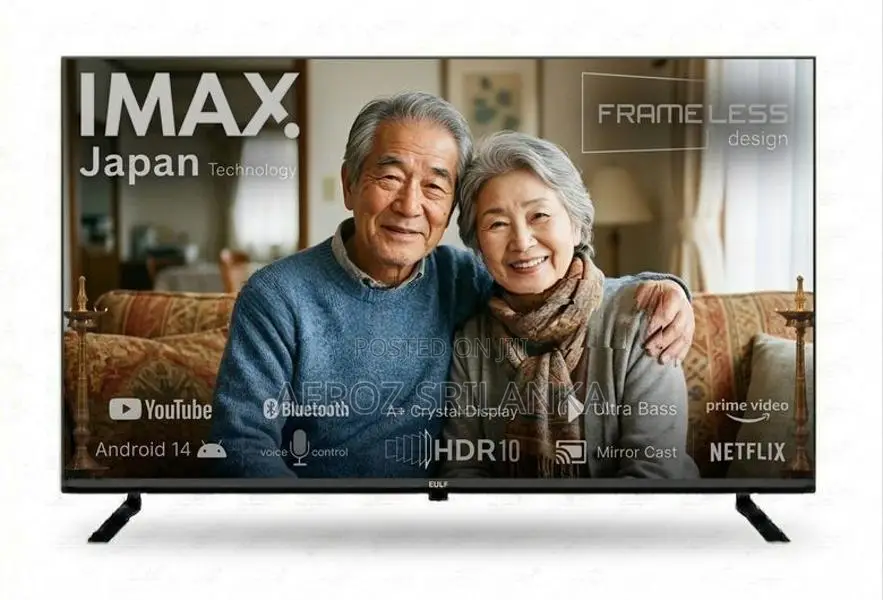 New 43'' IMAX JAPAN 4K QLED SMART ANDROID 14 Tv