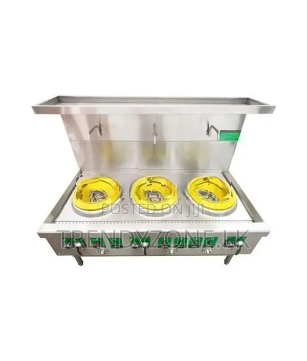 Industrial Wok Burner Triple (With fan)