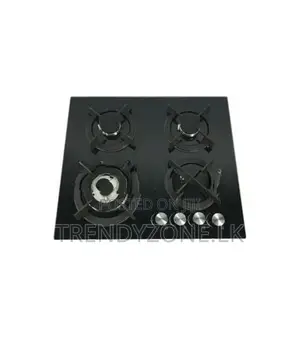Gas 04 Burner Hob -Domestic (Glass top)