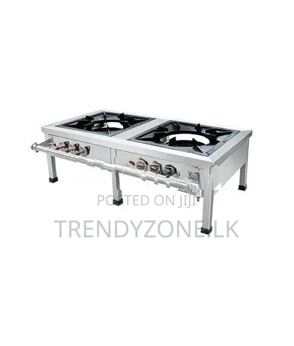 Industrial Stock Pot Cooker-03 Rings Double