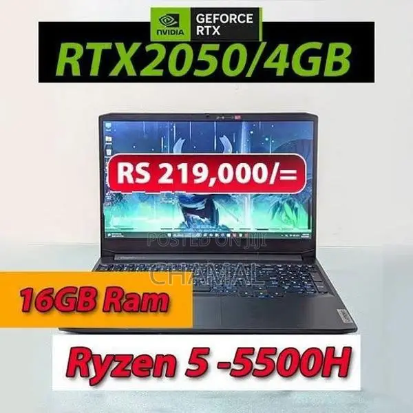 AMD Ryzen 5-5500H\6GB DDR4 Ram\512GB NVMe\ RTX 2050/4GB