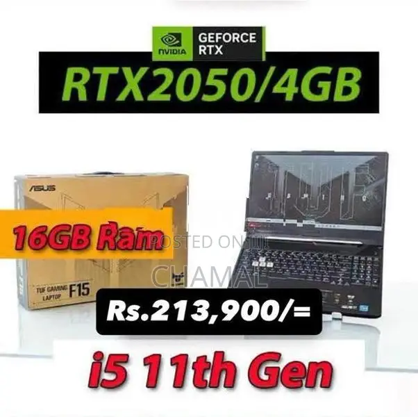 intel Core i5-11400H\16GB DDR4 Ram\512GB NVMe\GeForce RTX 2050/4GB