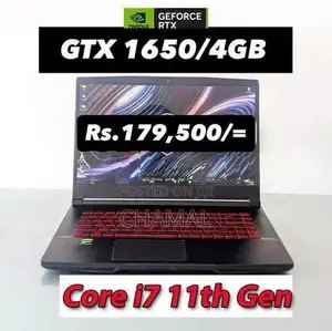Core i7 - 11800H \8GB DDR4 Ram\512GB NVMe SSD\ GeForce GTX 1650/4GB