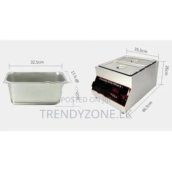 Industrial Chocolate Melting Machine - Double Pans
