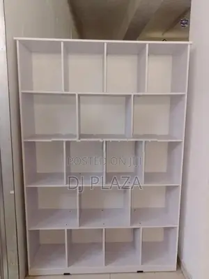 Melamine Book Shelf White Colour