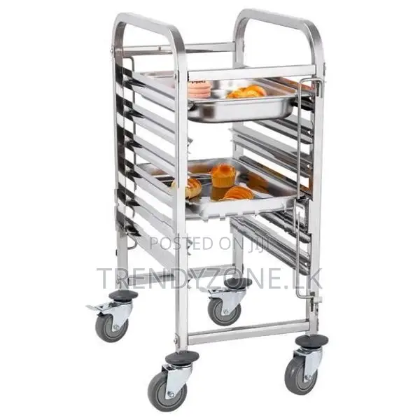 Baking Tray Trolley 06 Layers