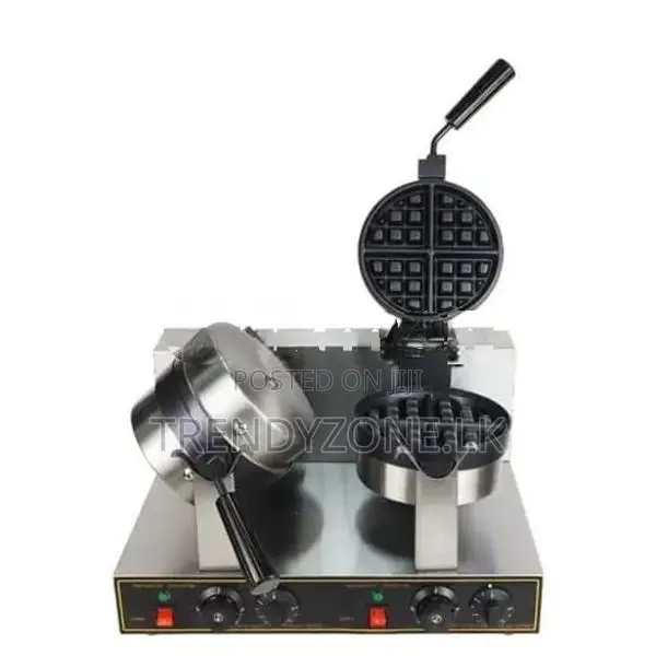 Industrial Rotary Waffle Maker - Double