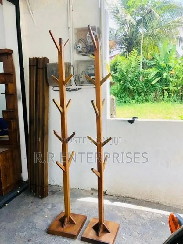 Wooden Cloth Rack .