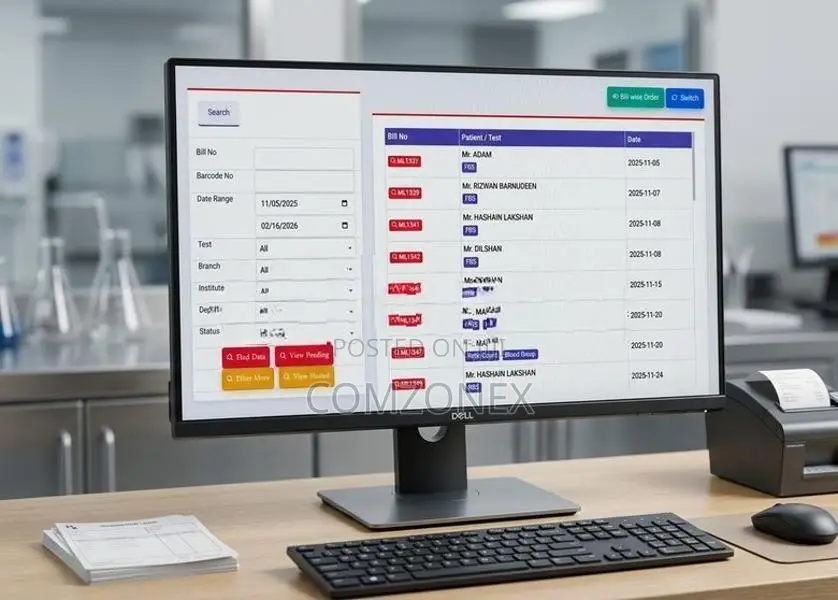 LIS System for Hospitals & Labs