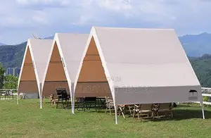10*10ft Assemble Canopy Triangular Tent hut