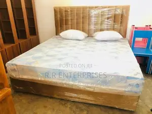 Queen Divan cushion bed and Arpico Spring Mattresses .