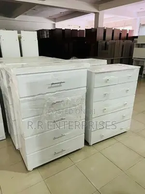 New Modern White Chest Drawer set .