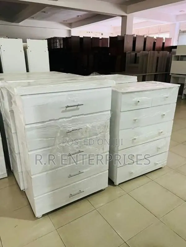 New Modern White Chest Drawer set .