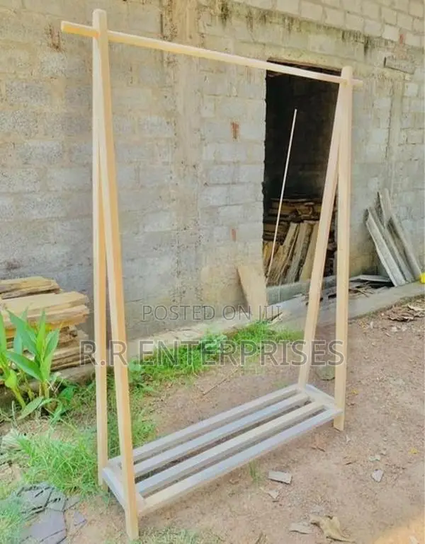 Wooden Cloth Hanging Rack .72"*42".