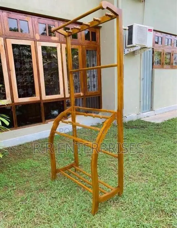 wooden Cloth Rack .