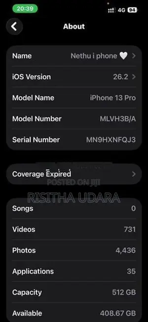Apple iPhone 13 Pro (Used)