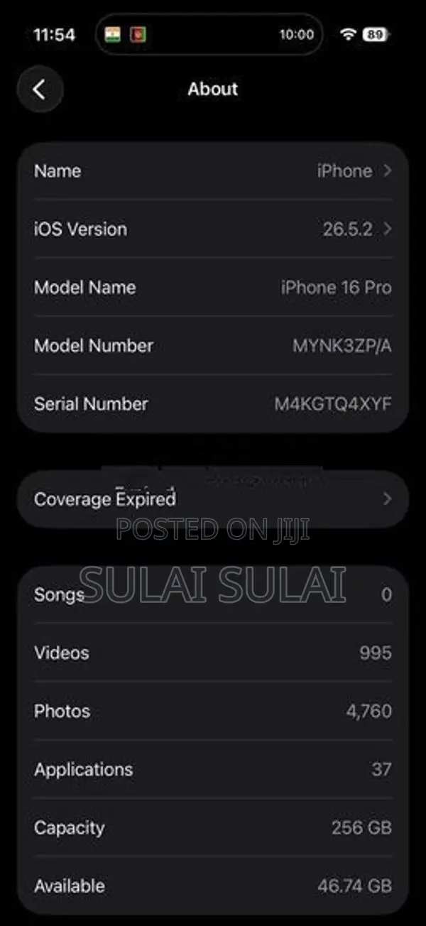 Apple iPhone 16 Pro (Used)