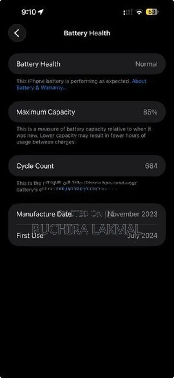 Apple iPhone 15 Pro Max (Used)