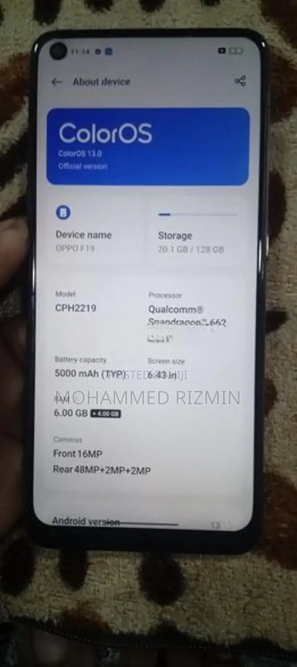 Oppo F19 (Used)
